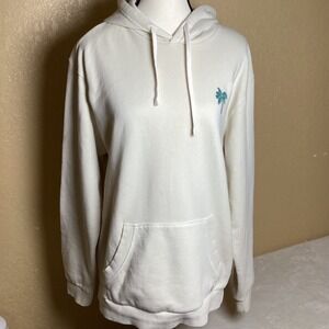 Marine Layer "Bottom Up" Graphic Hoodie – Antique White – Size Medium – NWT